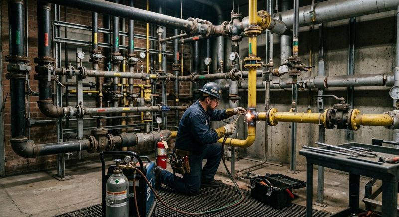 Commercial Gas Line Service in Austin, TX
