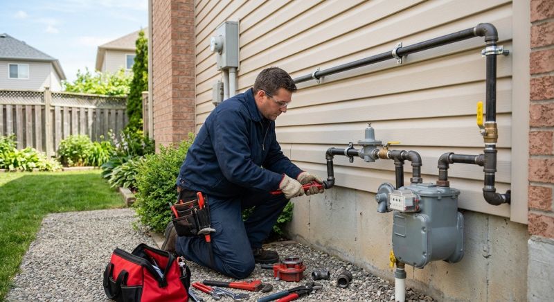 Fire Pit Gas Line Installation in Annapolis, MD