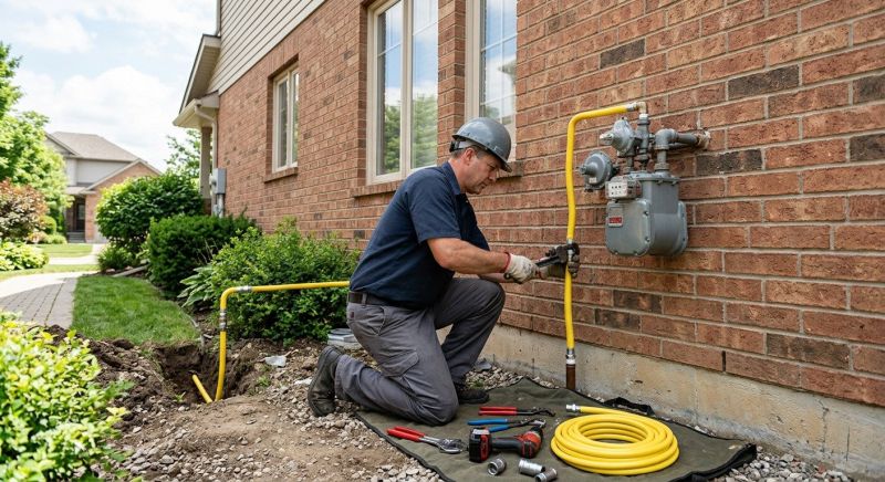 Natural Gas Line Installation in Columbus, OH