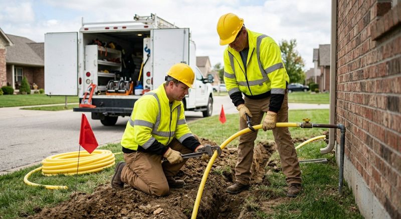Underground Gas Line Service in Austin, TX